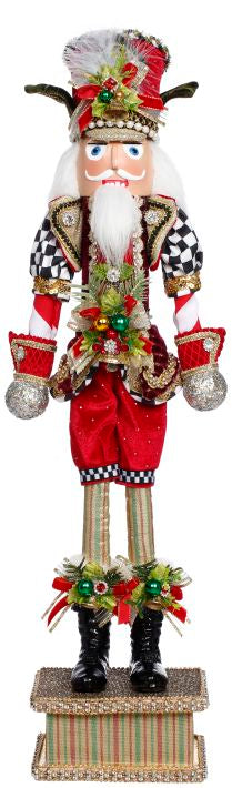 Mark Roberts North Pole Checkered Nutcracker Small 23.5" 42083