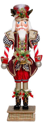 Mark Roberts North Pole Checkered Nutcracker, Medium - 34 Inches 42084