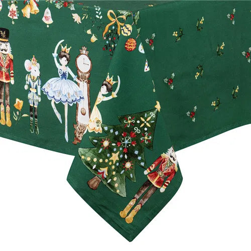 Christmas Wonderland Green 150x300cm Tablecloth 41368