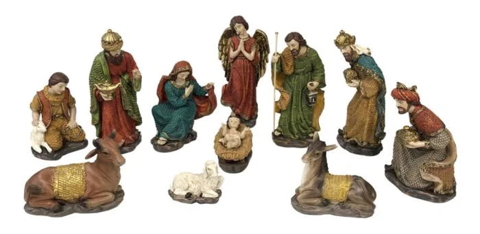 Vintage Nativity Set 11 PCE 32575