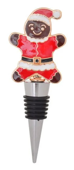 XMAS Bottle Stopper - Ginger Bread Man - 42878