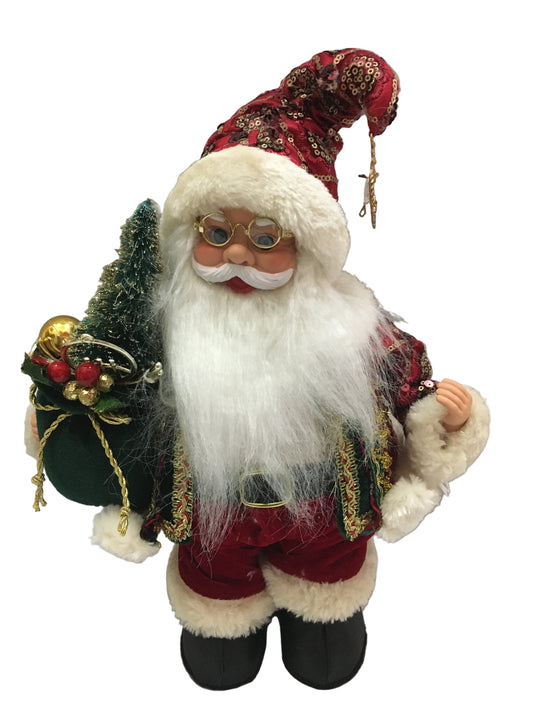 Santa Red 30cm w/music 32557