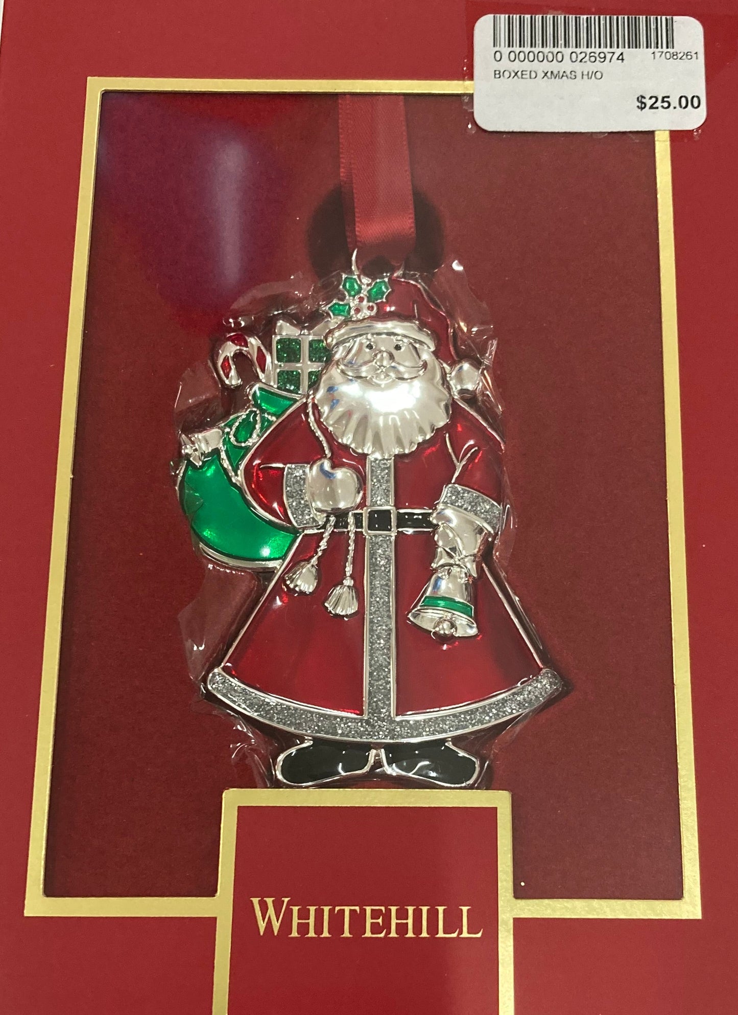 Santa with Presents Hanging Ornament 26974