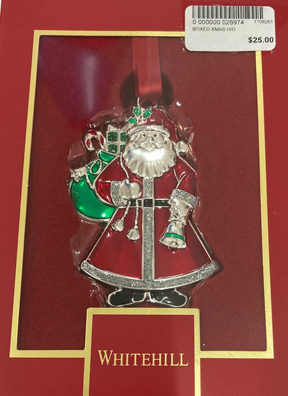 Santa with Presents Hanging Ornament 26974