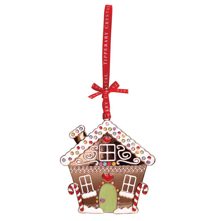 Gingerbread House Boxed Metal Ornament 34132i