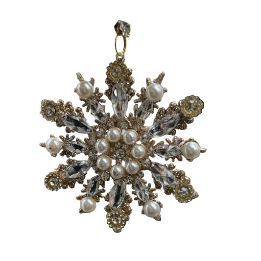 Beaded Acrylic Starbust Christmas Ornament  37591