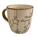 Gold and White Christmas Mug 27130 C