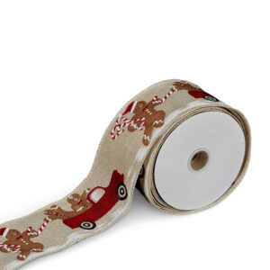 Christmas Ribbon - with Gingerbread 36599 (AND372)