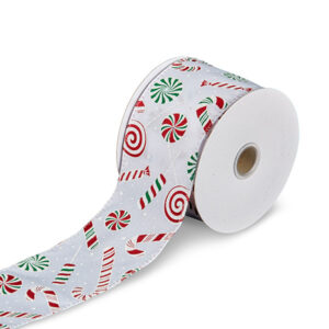 Christmas Ribbon - with Candy Cane 36599 (BCA4)