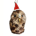 Tawny Owl - Australian Christmas Hanging Ornament 12656