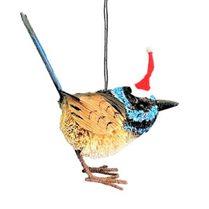 Blue Wren - Australian Christmas Hanging Ornament 12656