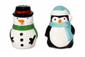 Penguin and Snowman Salt and Pepper Shaker 36684