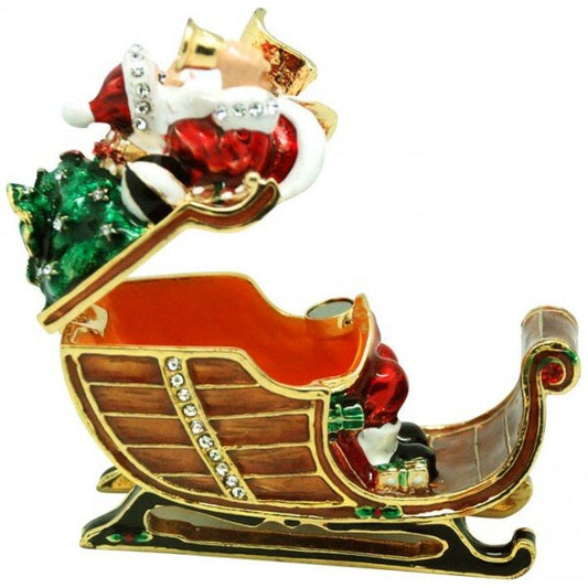 Santa Sleigh Trinket Box 24719