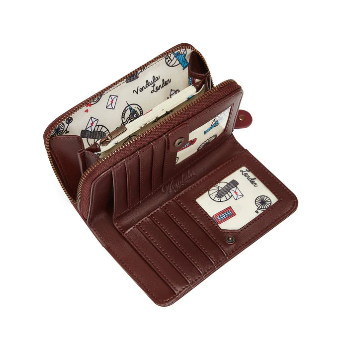 Vendula London Mystic Wicks Candle and Wandmakers Medium Ziparound Wallet 31536