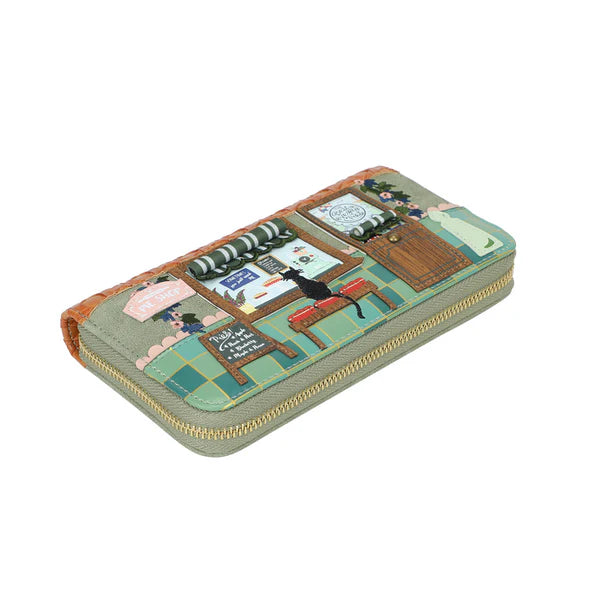 Vendula London Pie Shop Large Ziparound Wallet 33419