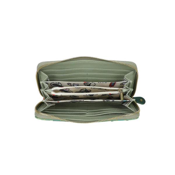 Vendula London Pie Shop Large Ziparound Wallet 33419