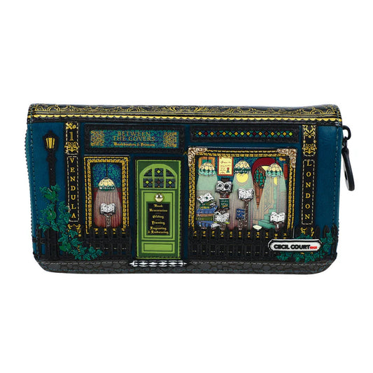 Vendula London Between the Covers Bookbinders Large Ziparound Wallet 33419