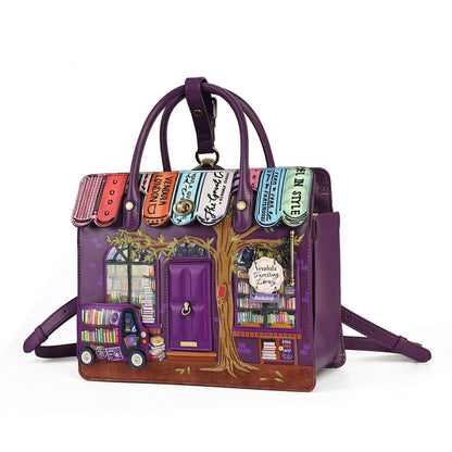 PRE-ORDER Vendula London - The Vendula Travelling Library Bookshop - Harriet Shoulder/ Backpack42627