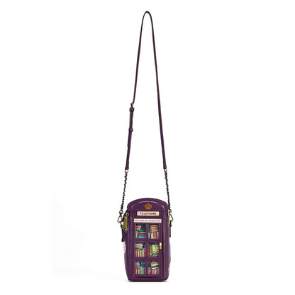 PRE-ORDER Vendula London - The Vendula Travelling Library Bookshop - Book Nook Telephone Box Bag 42621