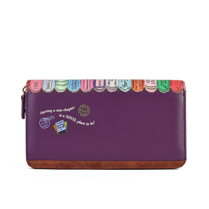 PRE-ORDER Vendula London - The Vendula Travelling Library Bookshop - Large Ziparound Wallet 42690