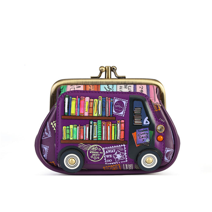 PRE-ORDER Vendula London - The Vendula Travelling Library Bookshop - Clipper Coin Purse 37980