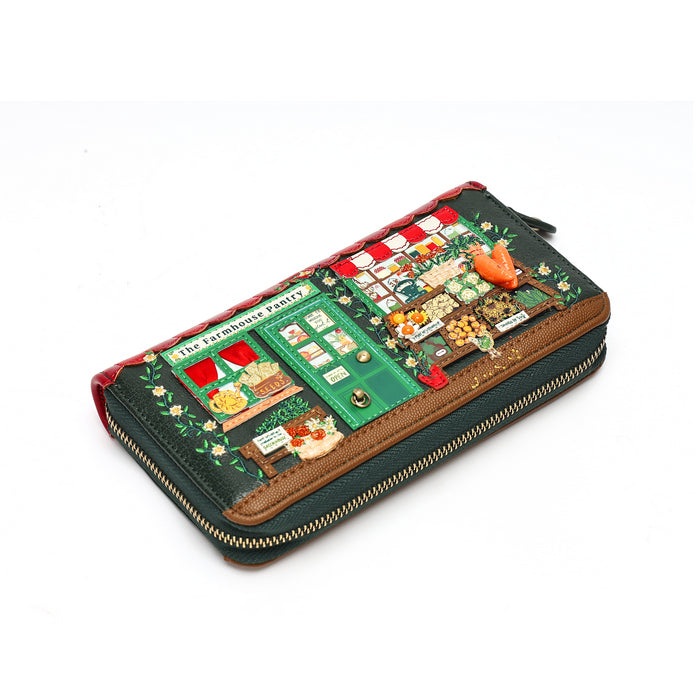 Vendula London The Farmhouse Pantry Large Zip around Wallet 42690