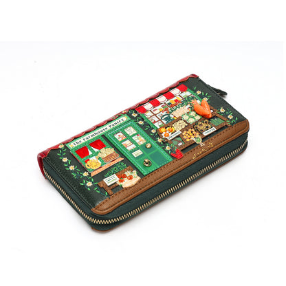 Vendula London The Farmhouse Pantry Large Zip around Wallet 42690