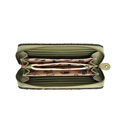PRE-ORDER Vendula London Flower Shop - Amber Edition - Large Zip Around Wallet 42690