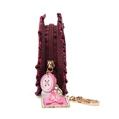 PRE-ORDER Vendula London - Pink Ribbon Sewing Box Scrapbook - Heart Coin Purse 42646