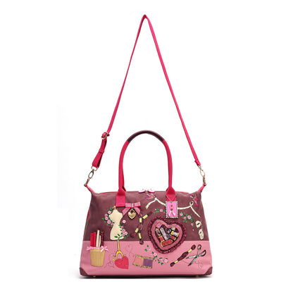 PRE-ORDER Vendula London - Pink Ribbon Sewing Box Scrapbook - Bonnie Weekender 42605