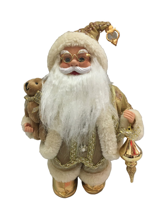Santa Gold 30cm w/music 32557