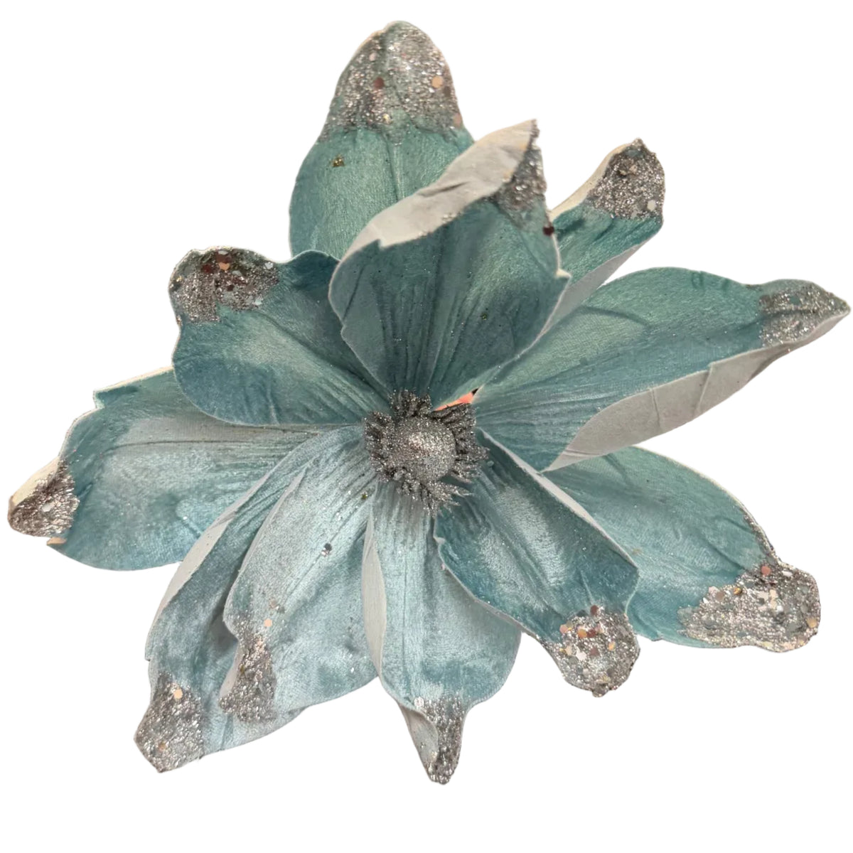 Light Blue Magnolia Decoration 41705