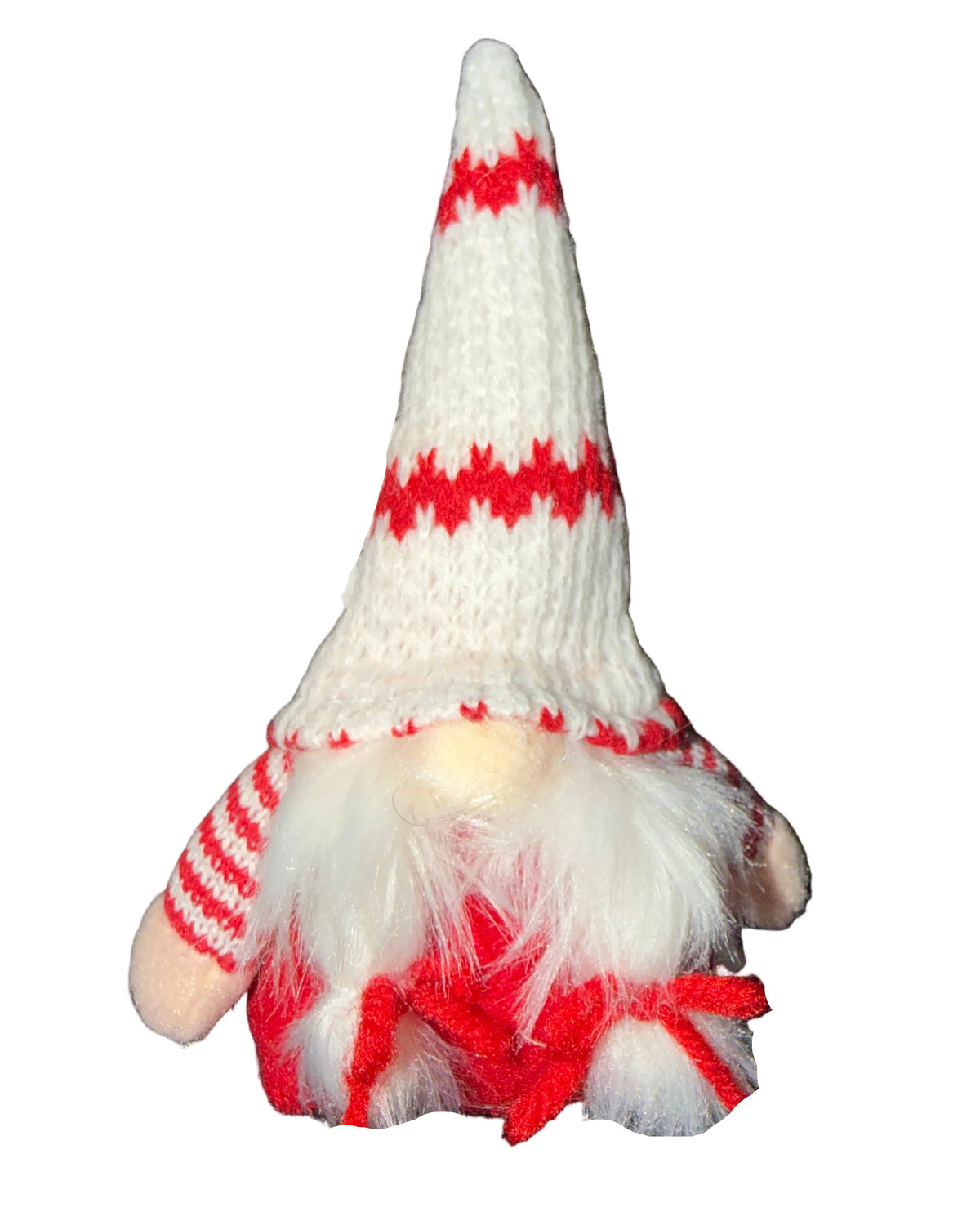 Fabric Hanging Gnome 38610 Red and White