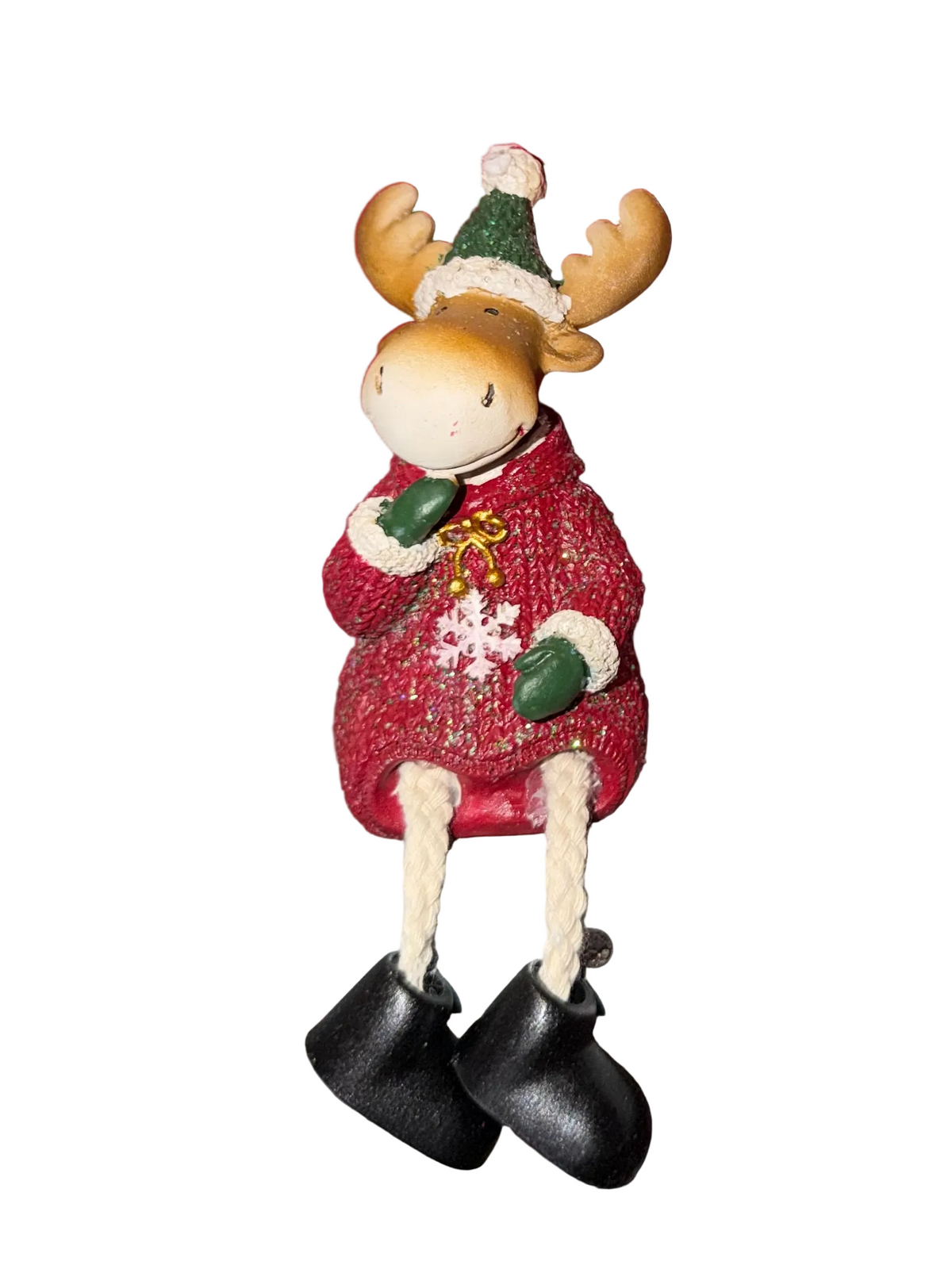 Shelf Sitting Reindeer with Red Sweater 42933