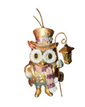 Owl Decoration Hanging Ornament 10cm 37463