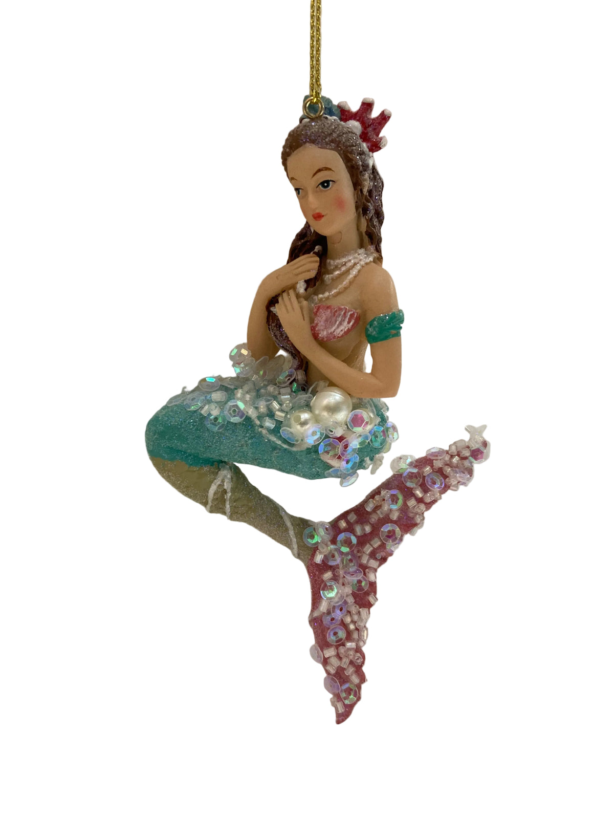 Pink and Blue Mermaid Hanging Ornament 42700
