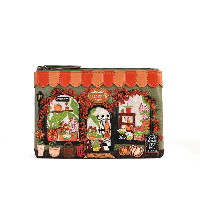 PRE-ORDER Vendula London Flower Shop - Amber Edition - Zipper Coin Purse - 37979