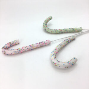 3 Pink White Green Candy Cane Spray 40545