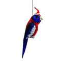 Rosella (Red, Blue) - Australian Christmas Hanging Ornament 12656