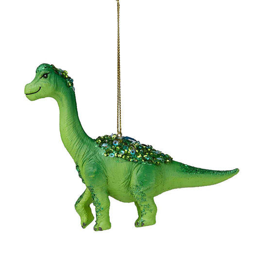 Brontosaurus Dinosaur Hanging Christmas Ornament 36604
