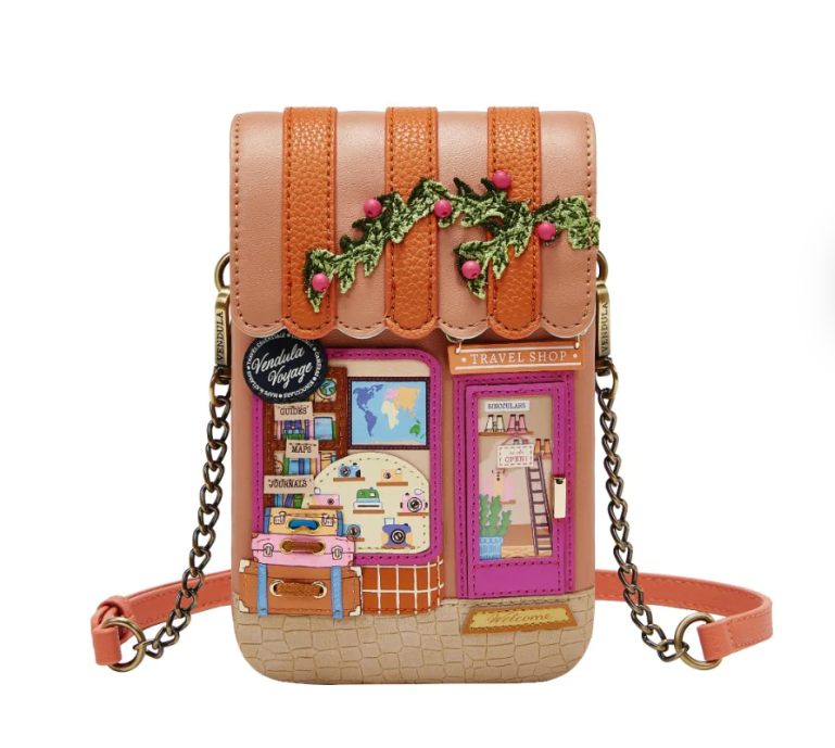 PRE-ORDER Vendula London Voyage Travel Shop Phone Pouch 37836