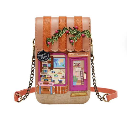 PRE-ORDER Vendula London Voyage Travel Shop Phone Pouch 37836