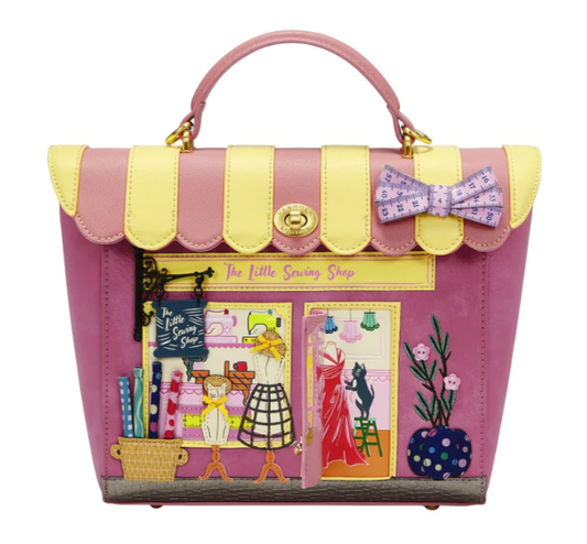 Vendula London  Sewing Shop – Raspberry Edition Shoulder Backpack Converter 37766