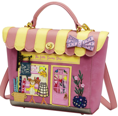 Vendula London  Sewing Shop – Raspberry Edition Shoulder Backpack Converter 37766