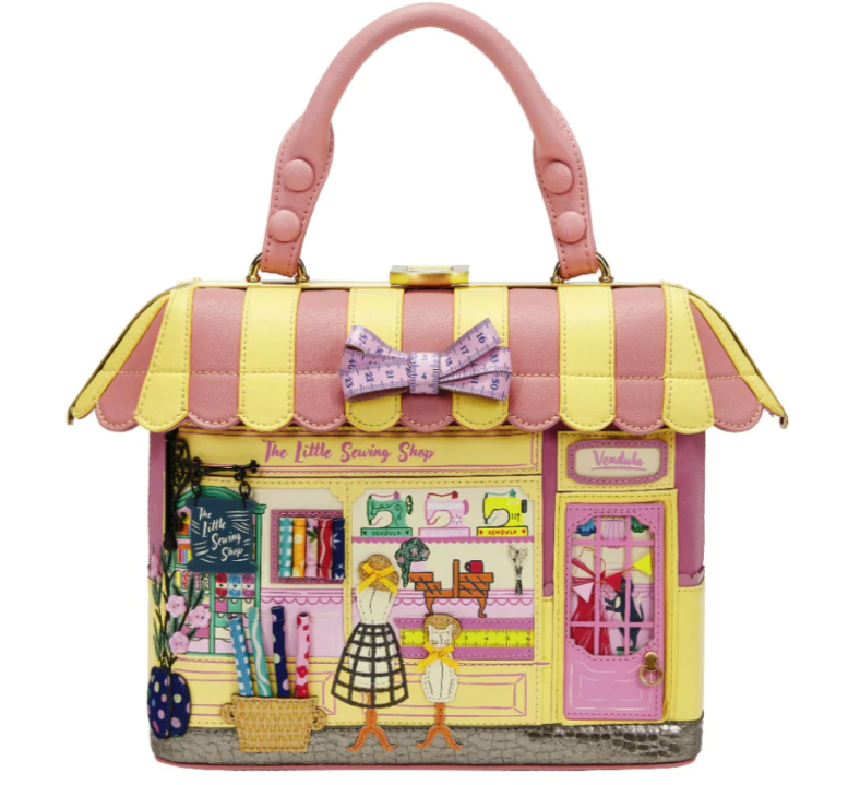 Vendula Sewing Shop – Raspberry Edition Shoulder Grab Bag 37770