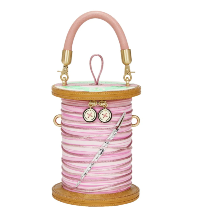 Vendula Sewing Shop – Raspberry Edition Cotton Reel Bag 37774