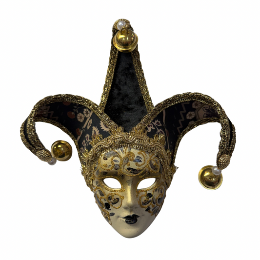 Black and Gold Venetian Mask Small 13726