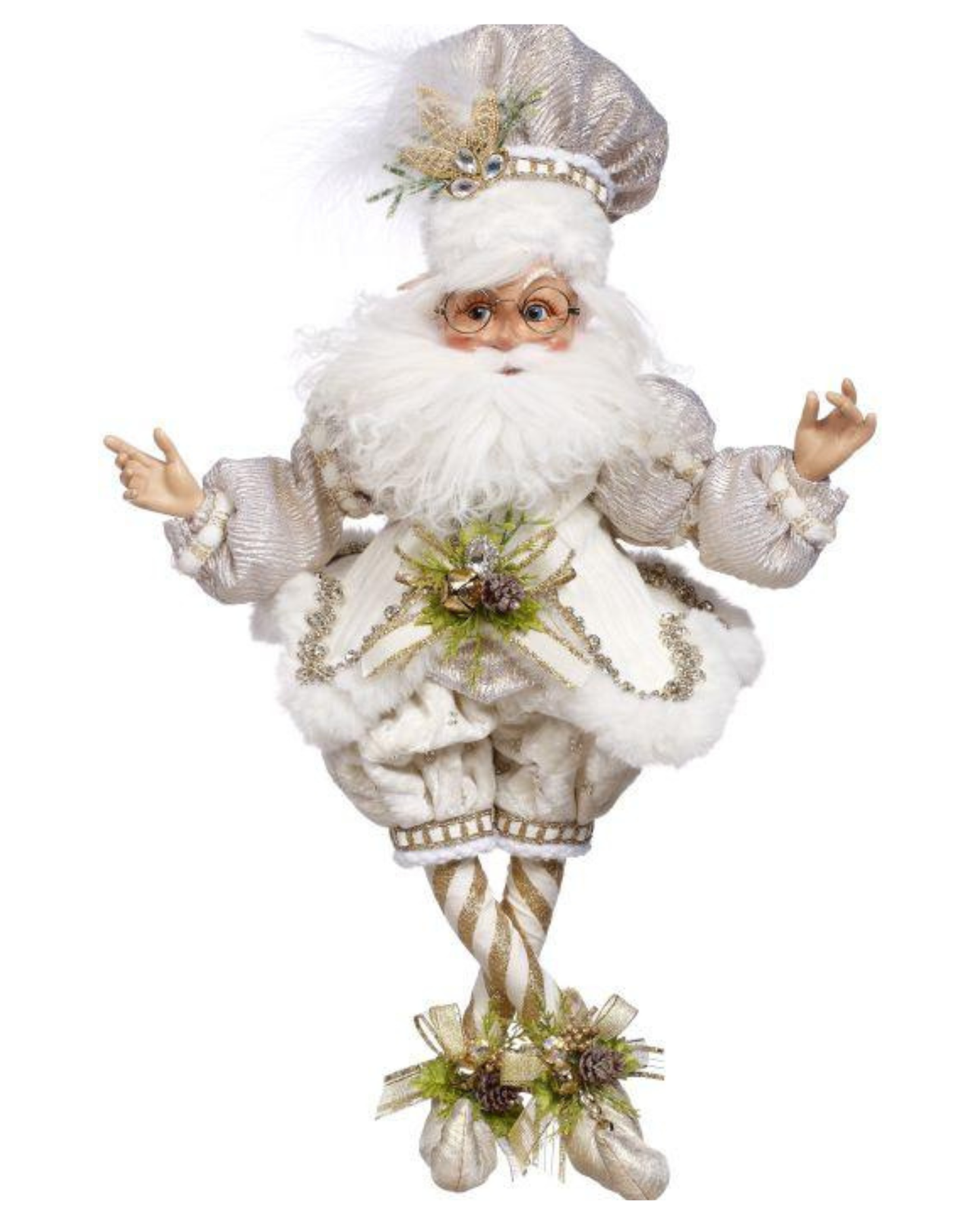 Mark Roberts North Pole White Christmas Elf (Medium White -19.5 Inches) 42745