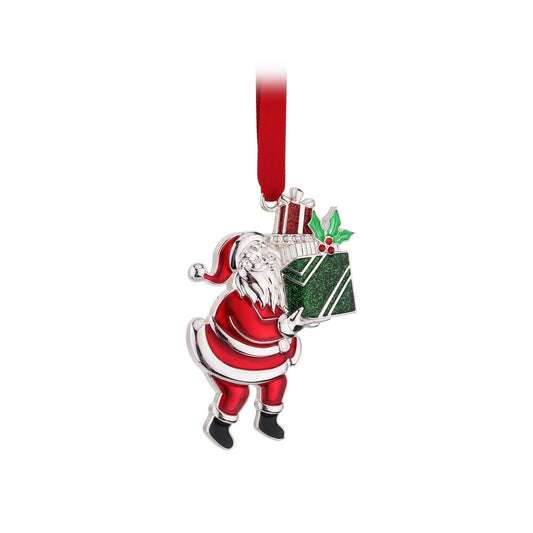 Santa with Giftbox Hanging Ornament 26974