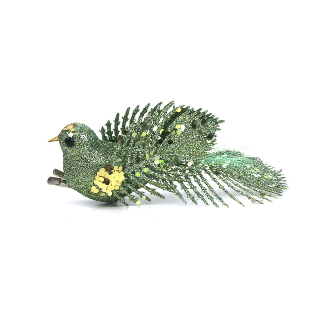 Lime Green Clip On Hanging Bird 37547